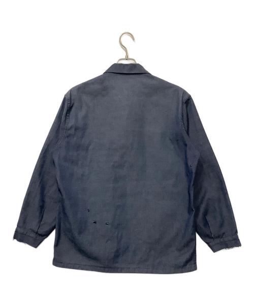 MAGASINS BLEUS（-）MAGASINS BLEUS (-) 長袖シャツ ブルー サイズ:-の古着・服飾アイテム