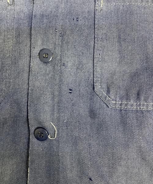 MAGASINS BLEUS（-）MAGASINS BLEUS (-) 長袖シャツ ブルー サイズ:-の古着・服飾アイテム