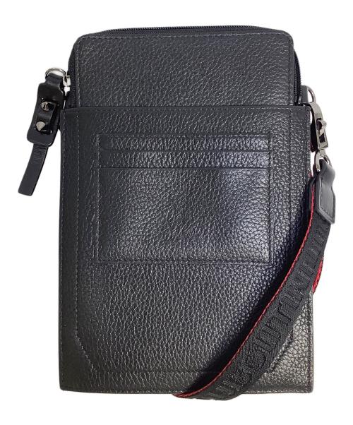 Christian Louboutin（クリスチャン・ルブタン）Christian Louboutin (クリスチャン・ルブタン) ショルダーバッグ レッド×ブラックの古着・服飾アイテム