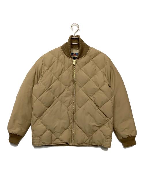 Eddie Bauer（エディーバウアー）Eddie Bauer (エディーバウアー) ダウンジャケット ベージュ サイズ:Mの古着・服飾アイテム