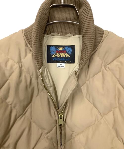 Eddie Bauer（エディーバウアー）Eddie Bauer (エディーバウアー) ダウンジャケット ベージュ サイズ:Mの古着・服飾アイテム
