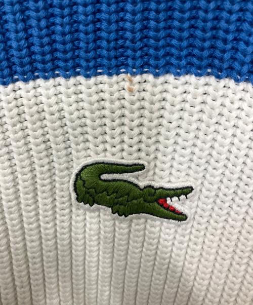 LACOSTE（ラコステ）LACOSTE (ラコステ) 厚手ニット ブルー サイズ:38の古着・服飾アイテム