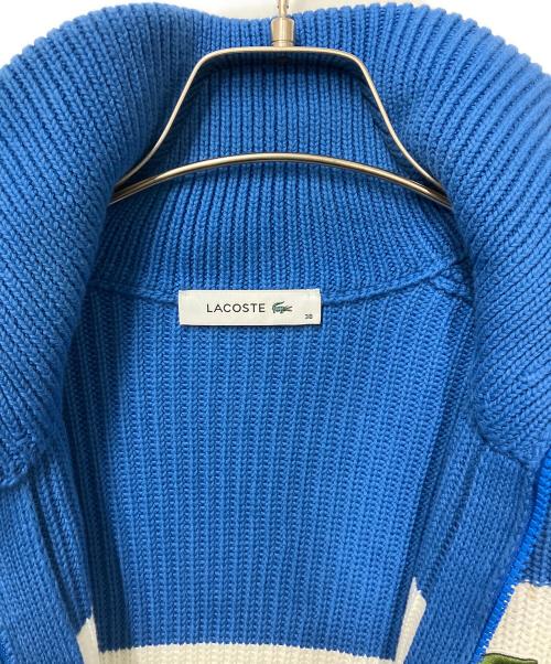 LACOSTE（ラコステ）LACOSTE (ラコステ) 厚手ニット ブルー サイズ:38の古着・服飾アイテム