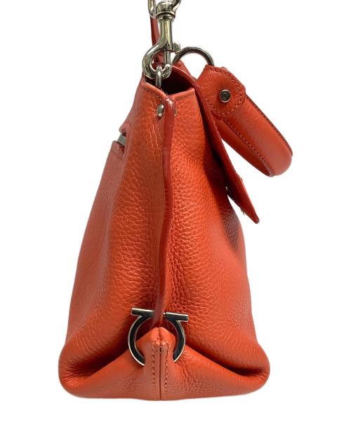 Salvatore Ferragamo（サルヴァトーレ フェラガモ）Salvatore Ferragamo (サルヴァトーレ フェラガモ) 2WAYバッグ オレンジの古着・服飾アイテム