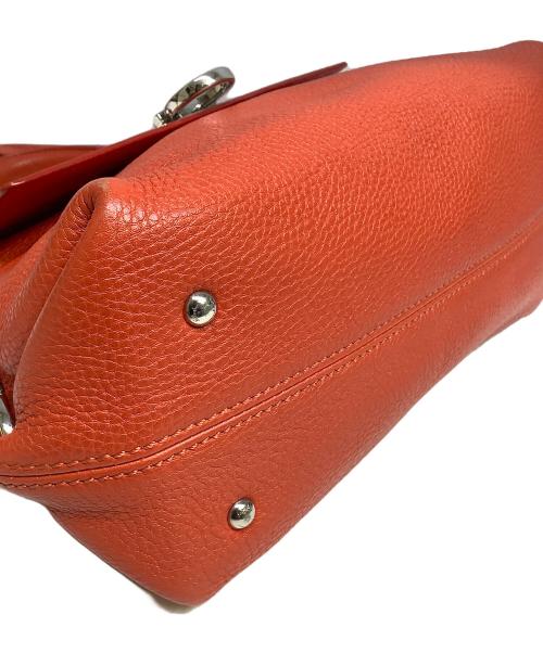 Salvatore Ferragamo（サルヴァトーレ フェラガモ）Salvatore Ferragamo (サルヴァトーレ フェラガモ) 2WAYバッグ オレンジの古着・服飾アイテム