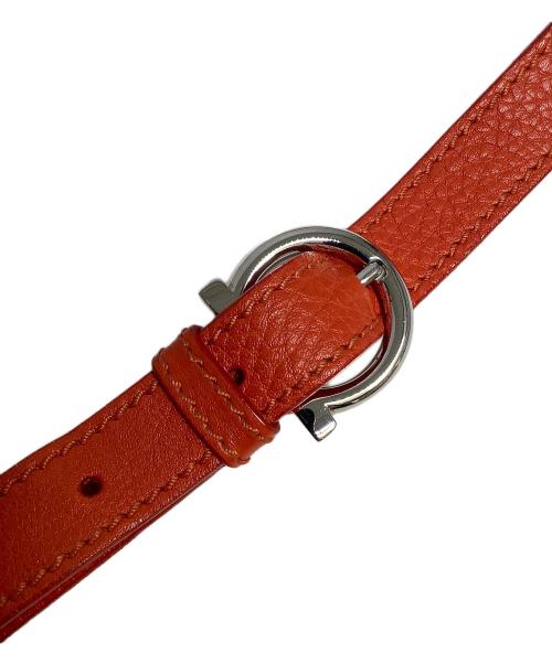Salvatore Ferragamo（サルヴァトーレ フェラガモ）Salvatore Ferragamo (サルヴァトーレ フェラガモ) 2WAYバッグ オレンジの古着・服飾アイテム