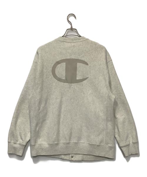 Champion（チャンピオン）Champion (チャンピオン) X-girl (エックスガール) ブルゾン グレー サイズ:Mの古着・服飾アイテム