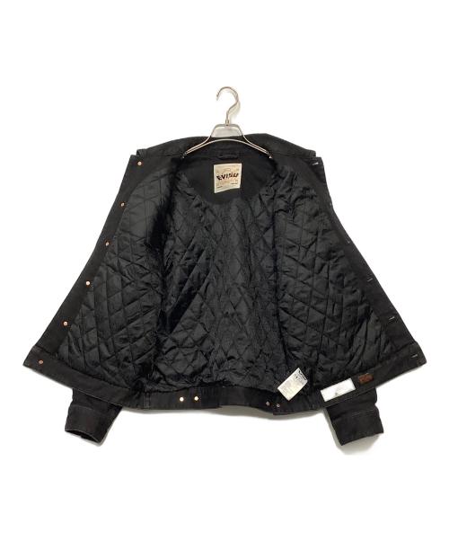 EVISU（エヴィス）EVISU (エヴィス) ブラックデニムジャケット ブラック サイズ:Mの古着・服飾アイテム