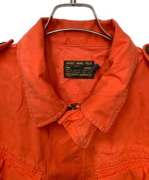 POLO RALPH LAUREN（ポロ・ラルフローレン）POLO RALPH LAUREN (ポロ・ラルフローレン) サファリジャケット オレンジ サイズ:Lの古着・服飾アイテム