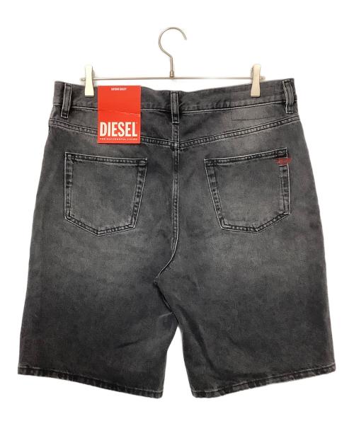 DIESEL（ディーゼル）DIESEL (ディーゼル) デニムハーフパンツ ブラック サイズ:34 未使用品の古着・服飾アイテム