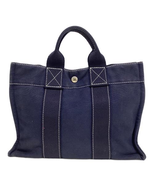 HERMES（エルメス）HERMES (エルメス) ドーヴィルPM ネイビーの古着・服飾アイテム