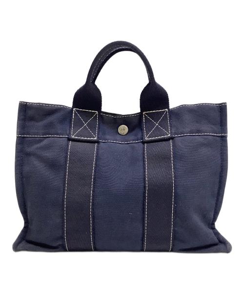 HERMES（エルメス）HERMES (エルメス) ドーヴィルPM ネイビーの古着・服飾アイテム