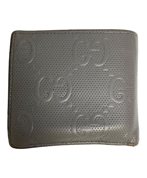 GUCCI（グッチ）GUCCI (グッチ) 2つ折り財布 グレーの古着・服飾アイテム