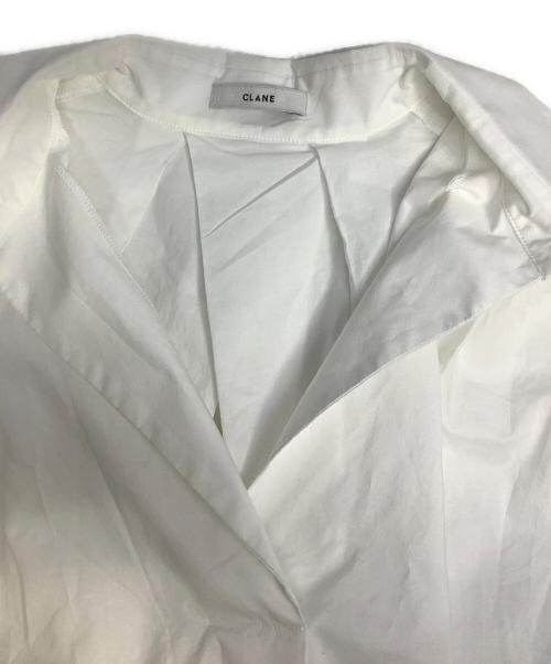 CLANE（クラネ）CLANE (クラネ) ノースリーブシャツ ホワイト サイズ:Lの古着・服飾アイテム