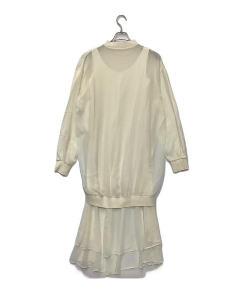Ameri（アメリ）Ameri (アメリ) 長袖ワンピース アイボリー サイズ:Sの古着・服飾アイテム