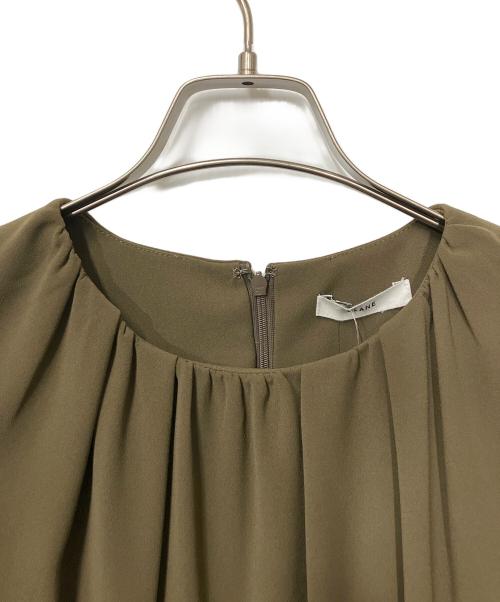 CLANE（クラネ）CLANE (クラネ) 半袖ワンピース カーキ サイズ:36の古着・服飾アイテム