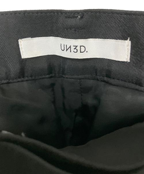 UN3D.（アンスリード）UN3D. (アンスリード) ワイドパンツ ブラック サイズ:38の古着・服飾アイテム
