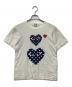 PLAY COMME des GARCONS（プレイコムデギャルソン）の古着「半袖カットソー」｜ホワイト