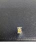 中古・古着 BURBERRY (バーバリー) 3つ折り財布 ブラック：9000円