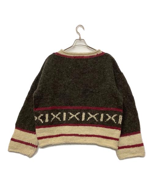 REY WEAR（レイウェア）REY WEAR (レイウェア) 厚手ニット ブラウン サイズ:-の古着・服飾アイテム