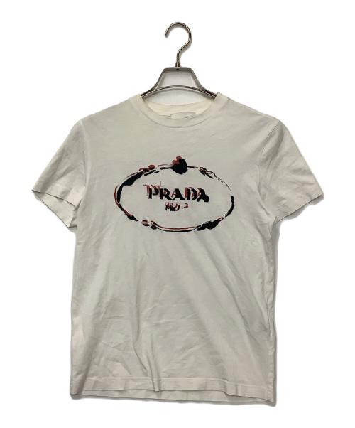 PRADA（プラダ）PRADA (プラダ) 半袖カットソー ホワイト サイズ:XSの古着・服飾アイテム