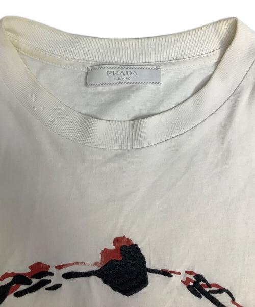 PRADA（プラダ）PRADA (プラダ) 半袖カットソー ホワイト サイズ:XSの古着・服飾アイテム