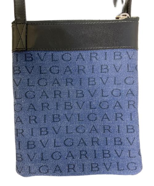 BVLGARI（ブルガリ）BVLGARI (ブルガリ) サコッシュ ブルーの古着・服飾アイテム