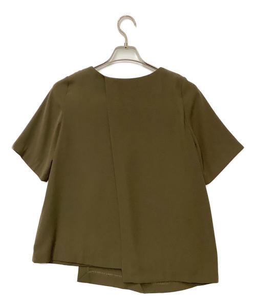 CLANE（クラネ）CLANE (クラネ) 半袖ブラウス オリーブ サイズ:36の古着・服飾アイテム