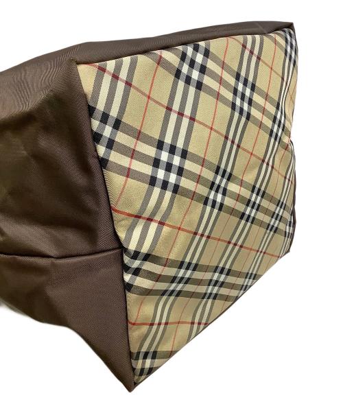 BURBERRY BLUE LABEL（バーバリー ブルー レーベル）BURBERRY BLUE LABEL (バーバリー ブルー レーベル) トートバッグ ブラウンの古着・服飾アイテム