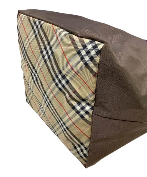 BURBERRY BLUE LABEL（バーバリー ブルー レーベル）BURBERRY BLUE LABEL (バーバリー ブルー レーベル) トートバッグ ブラウンの古着・服飾アイテム