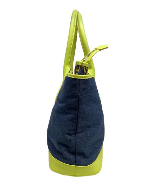 Vivienne Westwood ANGLOMANIA（ヴィヴィアンウエストウッドアングロマニア）Vivienne Westwood ANGLOMANIA (ヴィヴィアンウエストウッドアングロマニア) トートバッグ ネイビーグリンの古着・服飾アイテム