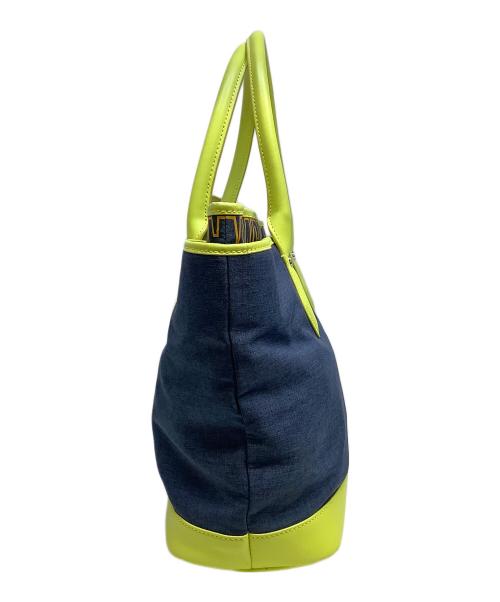 Vivienne Westwood ANGLOMANIA（ヴィヴィアンウエストウッドアングロマニア）Vivienne Westwood ANGLOMANIA (ヴィヴィアンウエストウッドアングロマニア) トートバッグ ネイビーグリンの古着・服飾アイテム
