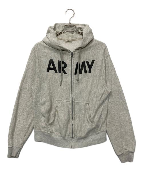 ARMY（アーミー）ARMY (アーミー) ジップパーカー グレー サイズ:Mの古着・服飾アイテム