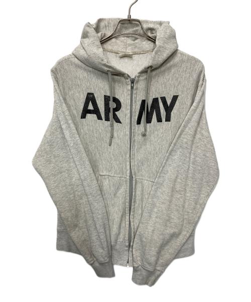 ARMY（アーミー）ARMY (アーミー) ジップパーカー グレー サイズ:Mの古着・服飾アイテム