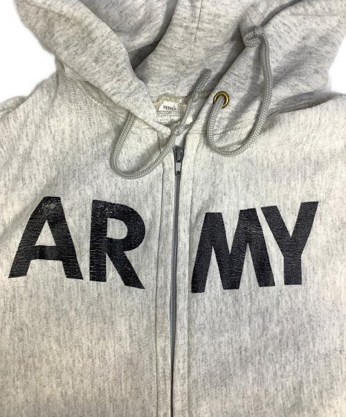 ARMY（アーミー）ARMY (アーミー) ジップパーカー グレー サイズ:Mの古着・服飾アイテム