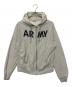 ARMY（アーミー）の古着「ジップパーカー」｜グレー