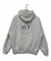 中古・古着 HUF (ハフ) プルオーバーパーカー グレー サイズ:M：6000円