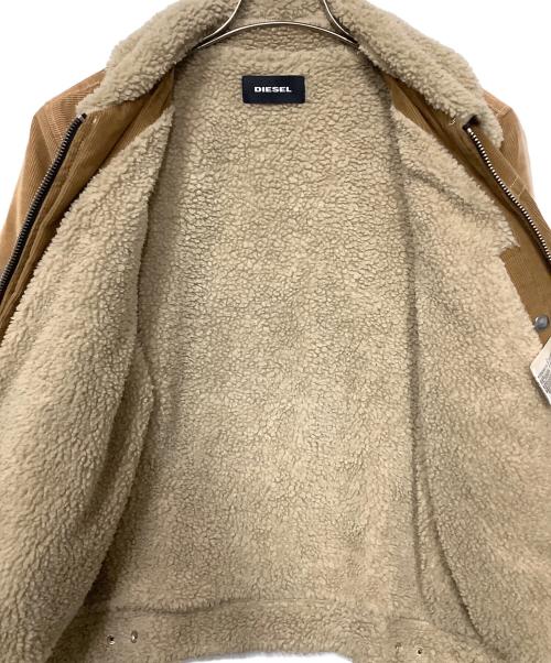 DIESEL（ディーゼル）DIESEL (ディーゼル) ムートンジャケット ブラウン サイズ:Mの古着・服飾アイテム