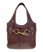 COACHコーチ）の古着「トートバッグ」｜ボルドー
