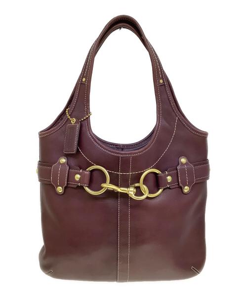 COACH（コーチ）COACH (コーチ) トートバッグ ボルドーの古着・服飾アイテム
