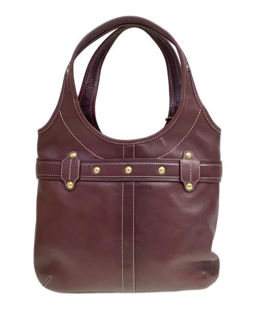 COACH（コーチ）COACH (コーチ) トートバッグ ボルドーの古着・服飾アイテム