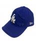 New Era（ニューエラ）の古着「ダメージ加工キャップ」｜ブルー