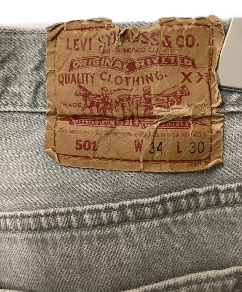 LEVI'S（リーバイス）LEVI'S (リーバイス) デニムパンツ グレー サイズ:W34×L30の古着・服飾アイテム