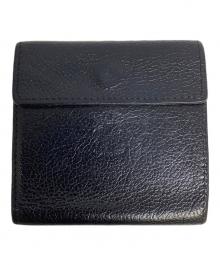 IL BISONTE（イル ビゾンテ）の古着「2つ折り財布」｜ブラック