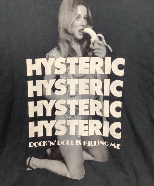 Hysteric Glamour（ヒステリックグラマー）Hysteric Glamour (ヒステリックグラマー) 半袖カットソー ブラック サイズ:Lの古着・服飾アイテム