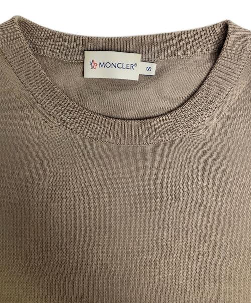 MONCLER（モンクレール）MONCLER (モンクレール) 薄手ニット ベージュ サイズ:Sの古着・服飾アイテム