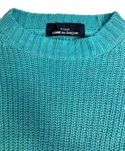 tricot COMME des GARCONS（トリココムデギャルソン）tricot COMME des GARCONS (トリココムデギャルソン) 薄手ニット ブルー サイズ:-の古着・服飾アイテム