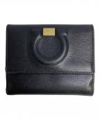 Ferragamoフェラガモ）の古着「2つ折り財布」｜ブラック