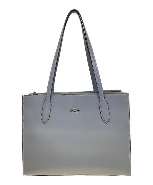 COACH（コーチ）COACH (コーチ) ハンドバッグ ブルーの古着・服飾アイテム