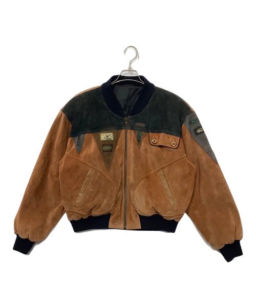 古着（フルギ）古着 (フルギ) スウェードジャケット ブラウン サイズ:Sの古着・服飾アイテム